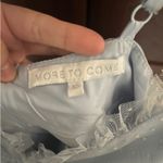 Revolve Arabela Ruffle Mini Dress in Baby Blue Photo 3