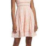 Nsr NWT Womens Provance Mini Dress Size Large Stretch Lace V Neck Blush (b6) Photo 0