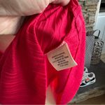 Philosophy  Red Sleeveless Pleated Top Photo 6