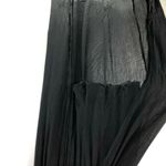 Dee Elly  Maxi Romper Shorts Hi Lo Ruffle Sleeve Blouson Black Size M Photo 1
