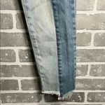 American Eagle  Vintage High Rise Fit Blue Blue Jeans Size 2 Button Fly Cropped Photo 2