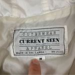 Current Seen  Apparel Hooded Windbreaker Jacket Light Gray Zip Up Casual‎ Medium Photo 2