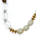 Handmade Multi-Color Earth Neutral Tone Beaded Necklace Photo 3
