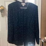 Laurence Kazar  full sequin and beaded blazer size M see measurements Photo 0