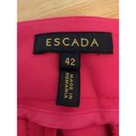 Escada Women Tina Straight Leg Ankle Crop Trouser Pant Size 42 US 12 Orchid Pink Photo 5