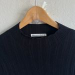 Abercrombie & Fitch Black Long Sleeve Mockneck Sweater Mini Dress Womens Large Photo 4