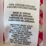 Jones New York tie front button up long roll up tab sleeve gingham NEW size L Photo 6