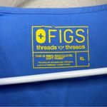 FIGS blue V neck front pockets short sleeve unisex scrub top size XL Photo 7