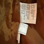 Vintage Women's Fringed Suede Leather Dress in Tan size 8 never worn Brown Photo 3