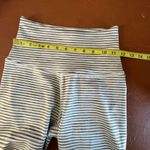Beyond Yoga Beyond‎ Yoga True To Stripe High Waist Legging White Heather Surf Stripe Small Photo 5