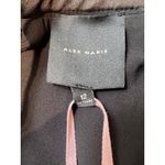 Alex Marie Samantha Tinsel Mini Skirt Size 12 Silver Metallic Zipper Sparkle Photo 5