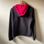 Aeropostale Black and Pink Zip Up Fleece Hoodie Photo 4