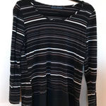 Coco Bianco  Striped Black Top. (M) ? Photo 0