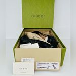 Gucci  Python Embossed Leather & Mesh GG Rhombus Heel Pumps Size EU 39.5 Photo 1