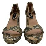 Steve Madden Steven by  Vino Block Heel Sandal Natural US Women's 9.5 Medium Photo 2