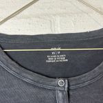 Aerie  Woman’s Charcoal Grey Long Sleeve Lightweight Semi Cropped Tee Size XS Photo 2