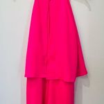 C. Luce  Boutique Hot neon pink romper halter style size Medium Photo 3