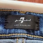 7 For All Mankind Button Fly Jeans Mid Rise Slim Fit Medium Wash Denim Size 29 Photo 6