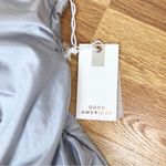 Good American Silver Satin One Piece Swimsuit Always Ruched Size 7 4X 4XL New Photo 7