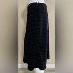 New York & Company | Black & White Pinstripe Striped Midi Skirt | Size 4 Photo 1
