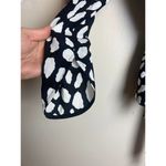 Maje  Losimio Black and White Spotted Cloud Print Wrap Blouse Sz. 1 (US S) Photo 4