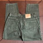 Levi’s AMAZING DARK GREEN FOREST GREEN DARK WASH HIGH WAISTED VINTAGE  DENIM MOM JEANS Photo 0