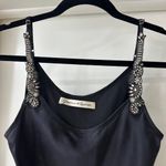 Vintage Graham & Spencer Black Silk Rhinestone Cami Top, Size S Photo 1