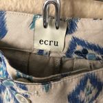 Ecru  ikat rice pant linen blend size 2 Photo 10