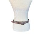 Absolutely Fresh plaid adjustable waist belt with silver buckle size M/L Tan Photo 1