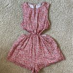 American Eagle Floral Cut Out Romper Photo 0