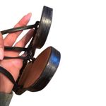 Rondini St. Tropez Braided Leather Strap Sandals Handmade In France Size 9.5 Black Photo 5