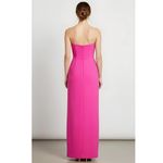 Amanda Uprichard Cherri Strapless Gown, Hot Pink, Large Photo 4