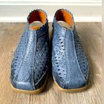VTG Beacon Euro Flex Huaraches Sandals Leather Blue Mary Jane Size 6 6.5 Photo 0