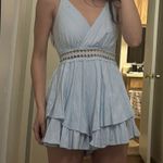 Baby Blue Romper Size XS Photo 0