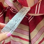 ZARA  CIRCLE SKIRT‎ STRIPED RED TAN SIZE XS Photo 8