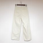Apiece Apart  Merida Cropped Straight Leg Jean High Rise Ecru Cream Size 26 New Photo 3