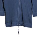 Ralph Lauren  Active Navy Blue Waffle Knit 3/4 Sleeve Zip Hoodie Womens M Casual Photo 2