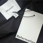 Reformation NWT  Brynn bubble Skirt black sz 10 Photo 5