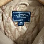 American Eagle Outfitters Tan Pea Coat with Structured Shoulders Photo 3