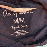 Aeropostale  Black Hoodie with Aquamarine Logo Photo 1