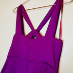 Jill Jill Stuart Women's Purple Halter Keyhole Sleeveless Dress Gown Size 6 Photo 5