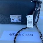 Michael Kors MK Rose SM Crossbody Bag -Black Photo 7