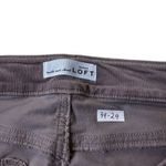 Loft Lilac Corduroy Curvy Skinny Pants Women's Size 4 NWT | 34-29 Photo 4