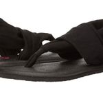 Sanuk Worn once  Yoga Sling Sandals. Sz 9 Photo 0
