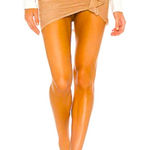 Camila Coelho  Tan Skirt casual revolve fall mini classic lace formal party $140 Photo 0