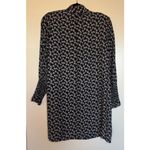 Rebecca Taylor  Rue Silk Floral Print Scarf Tie Dress in Black Size 6 Photo 3