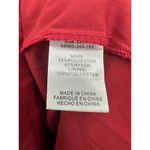 Altar'd State Mini Dress Sz XL Red Floral Velvet Burnout Smocked Sexy Feminine Photo 7