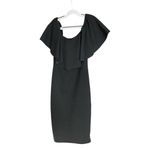 NWT Womens  Rue 21 Black Ruffle Off Shoulder Bodycon Mini Dress - Sz S Photo 1