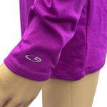 Champion  Athletic Fitted Fuchsia Long Sleeve Fleece Lined Mock Neck Shirt XL Photo 3