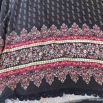 Suzanne Betro  Black and Pink Patterned Blouse Photo 1